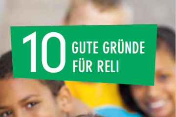 Flyer "10 Gute Gründe für Reli"