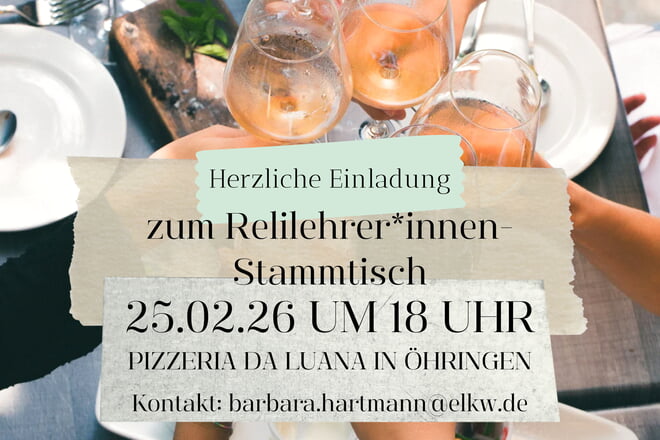 Herzliche Einladung zum Stammtisch